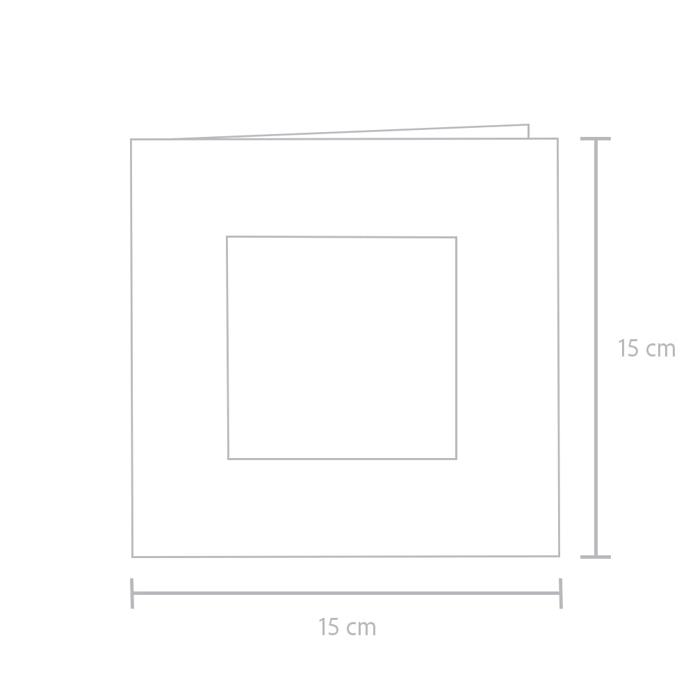 Tarjeta 15x15 Básica Comunión