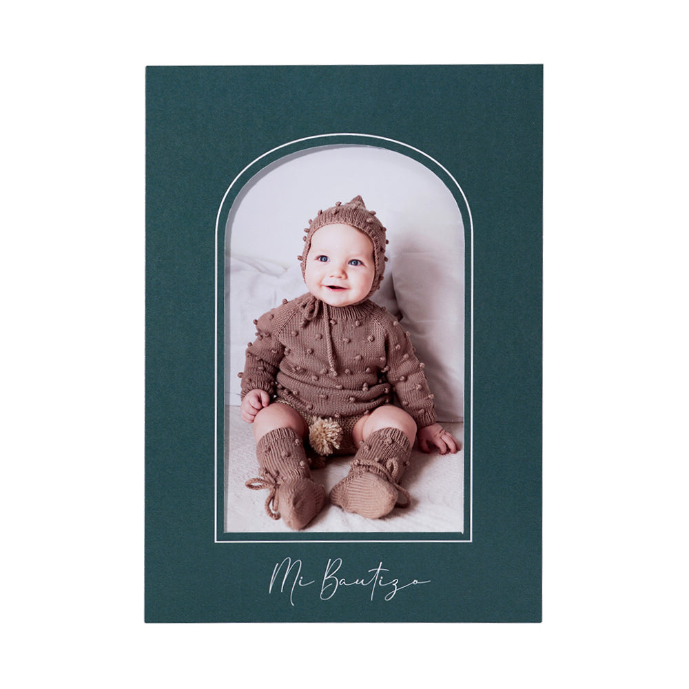 Tarjeta recordatorio para Bautizo - Modelo Ventana