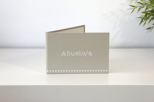 Tarjeta emotiva para abuelos