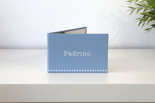 Tarjeta emotiva para padrinos de Bautizos