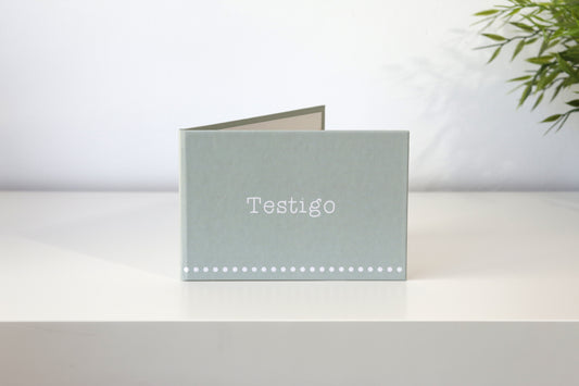 Tarjeta emotiva testigo