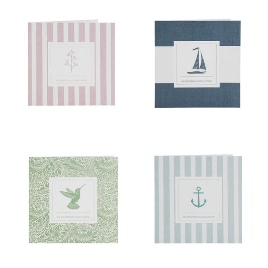 Tarjeta 15x15 Básica Comunión