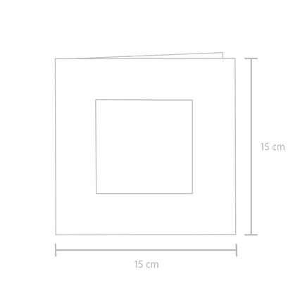 Tarjeta 15x15 Básica Comunión