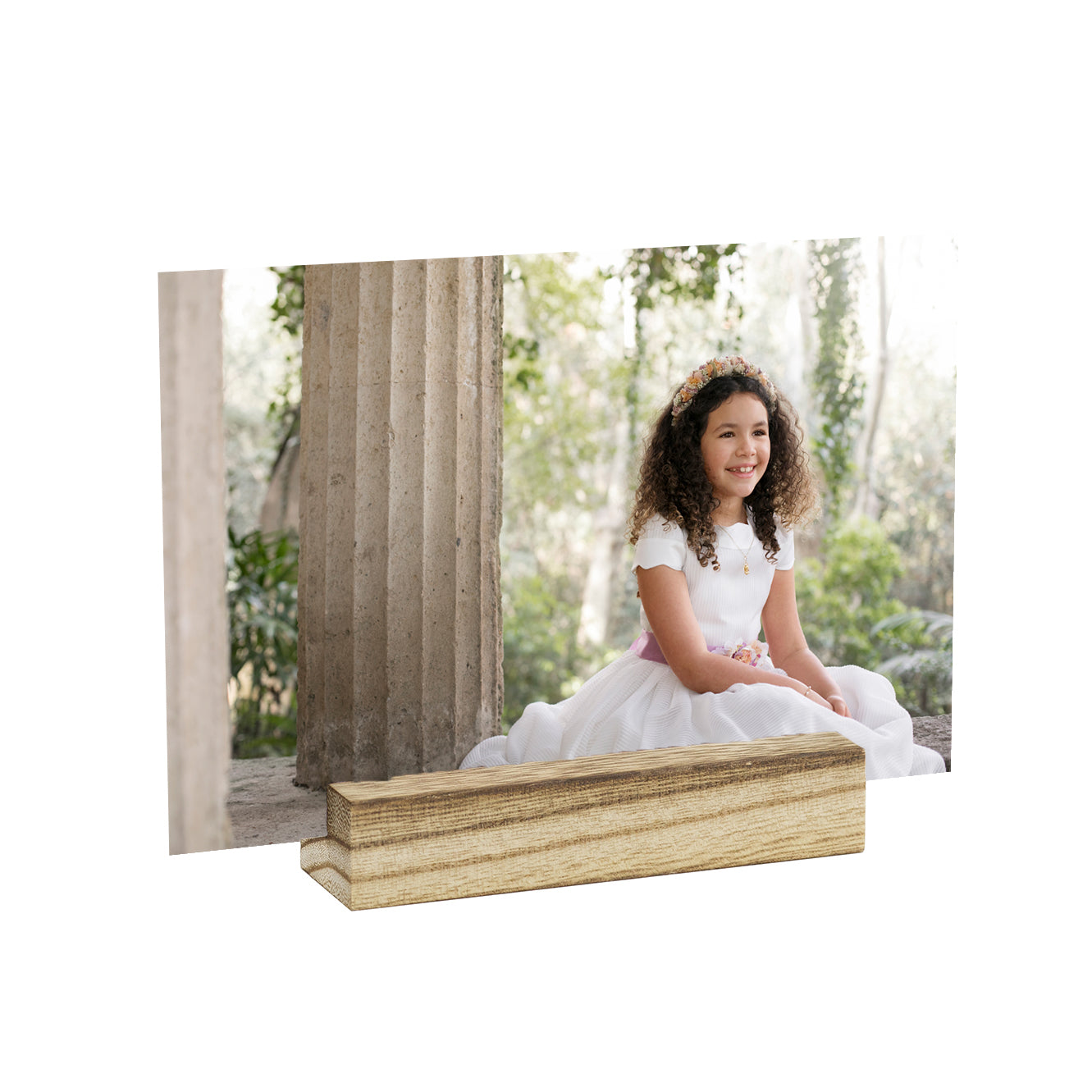 Foto en cartón con peana (XXS) y caja Comunión