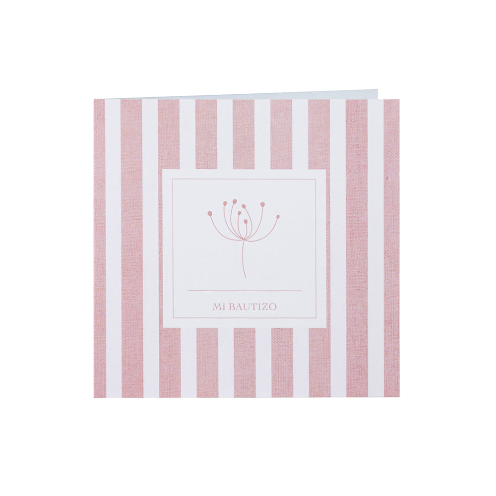 Tarjeta 15x15 para Bautizo