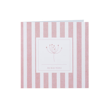 Tarjeta 15x15 para Bautizo