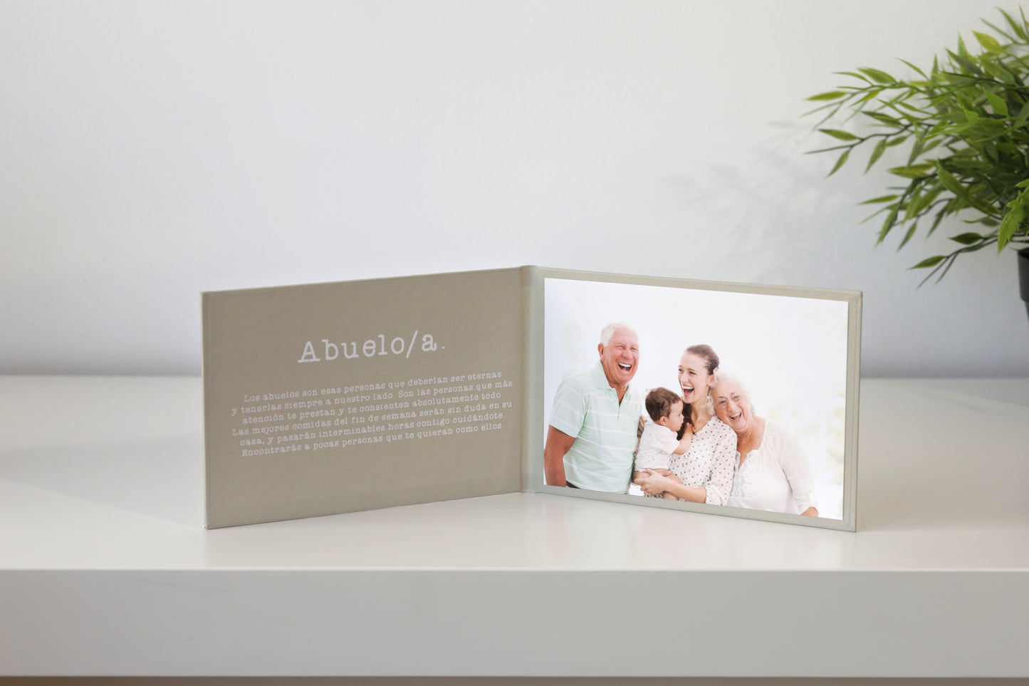 Tarjeta emotiva para abuelos
