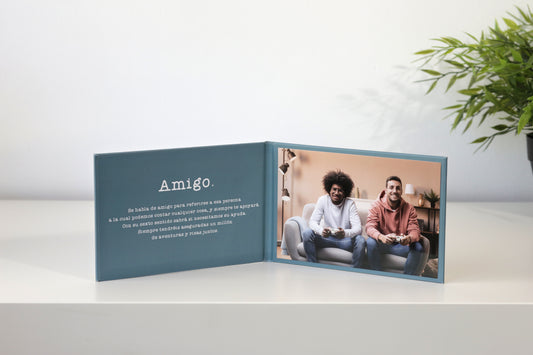 Tarjeta emotiva para amigos