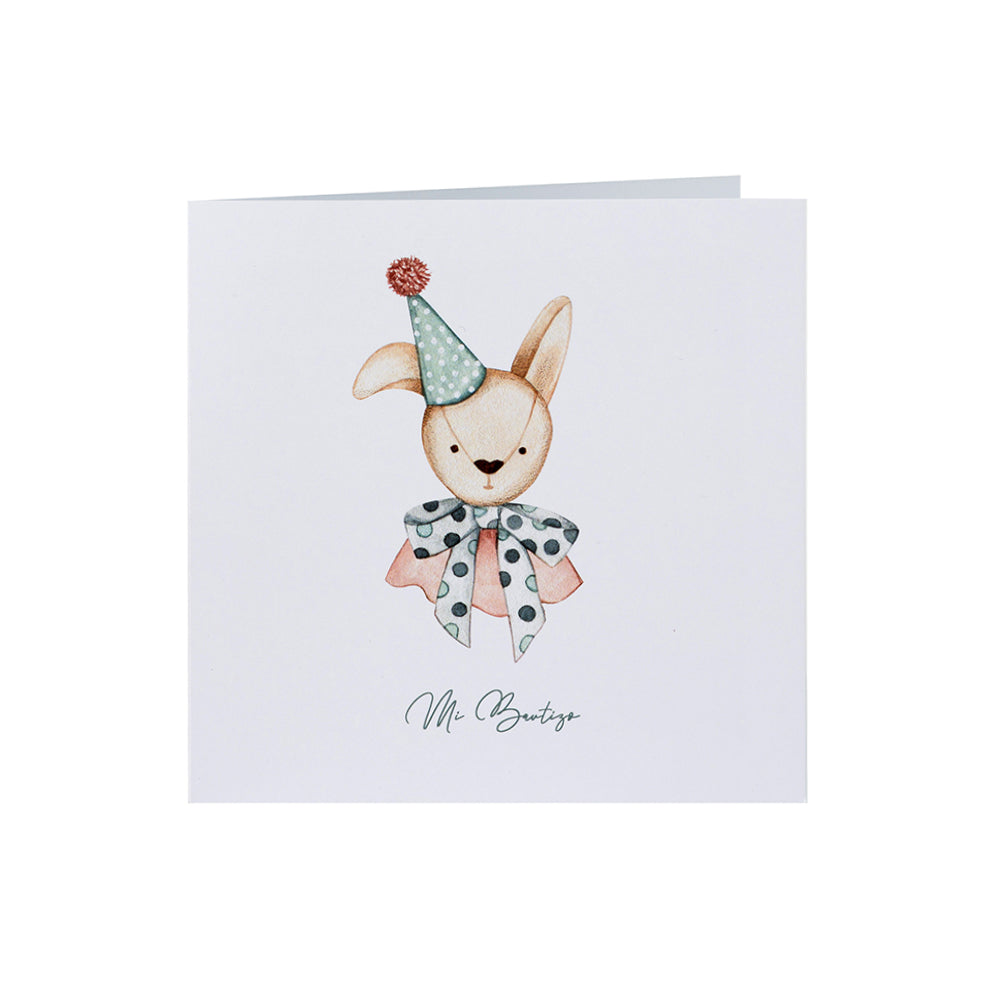 Tarjeta 15x15 para Bautizo